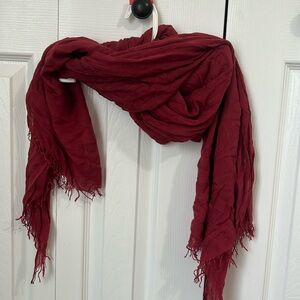 Red Sheer Scarve